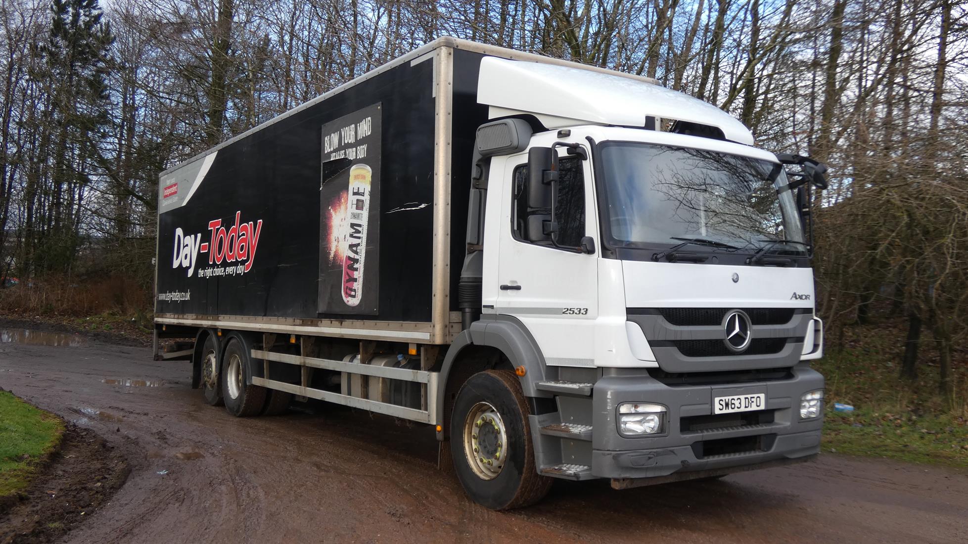 26000kgs MERCEDES BENZ Actros 2533 Box | Alltruck Group - Truck Sales